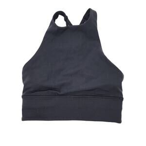 Lululemon Black Align High Neck Light Support Buttery Soft Tank Top Size 2